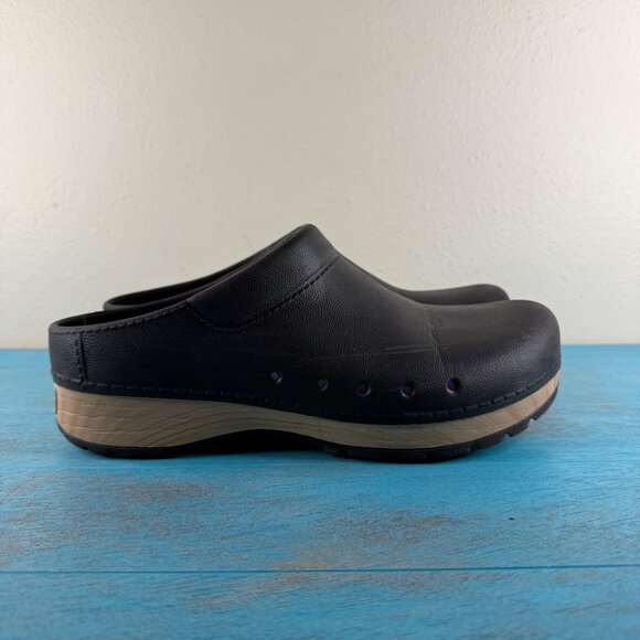 Dansko Women's Kane Mule Clog Black Synthetic Size 38/ US - Picture 1 of 10